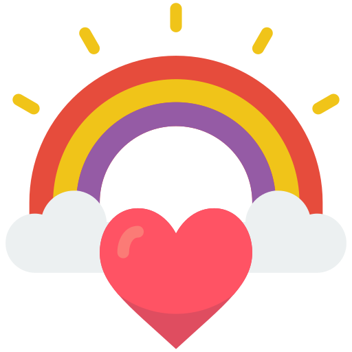 Rainbow Basic Miscellany Flat icon