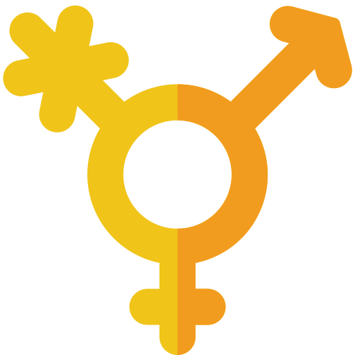 transgender Basic Miscellany Flat icoon