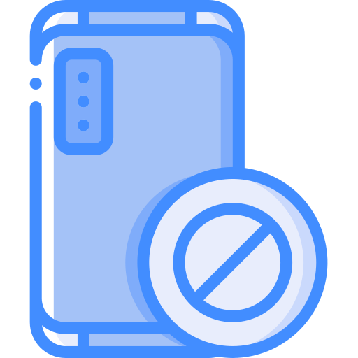 카메라 금지 Basic Miscellany Blue icon