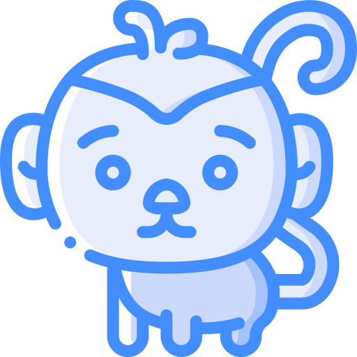 małpa Basic Miscellany Blue ikona