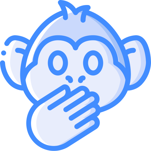 scimmia Basic Miscellany Blue icona