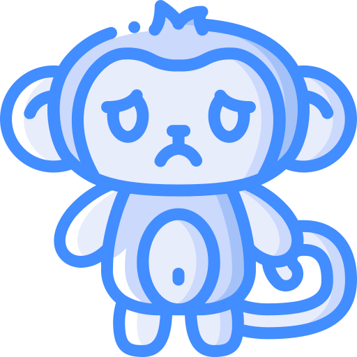 Monkey Basic Miscellany Blue icon