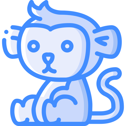 małpa Basic Miscellany Blue ikona