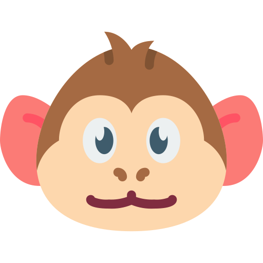 Monkey Basic Miscellany Flat icon