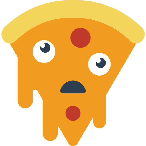 fetta di pizza Basic Miscellany Flat icona