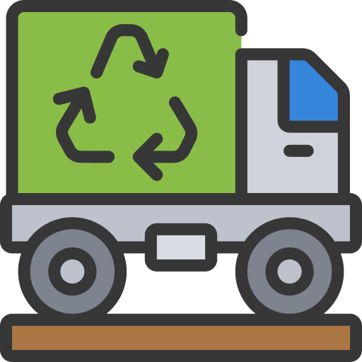 Recycling truck Juicy Fish Soft-fill icon