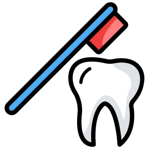 cepillar los dientes Generic Outline Color icono