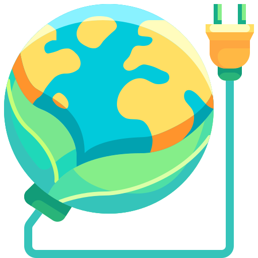 Eco earth Justicon Flat icon