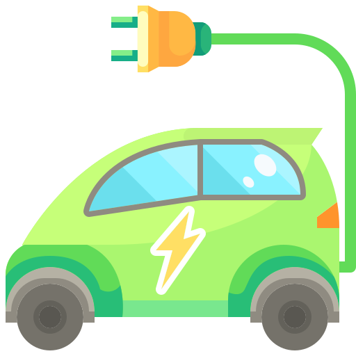 elektrische auto Justicon Flat icoon