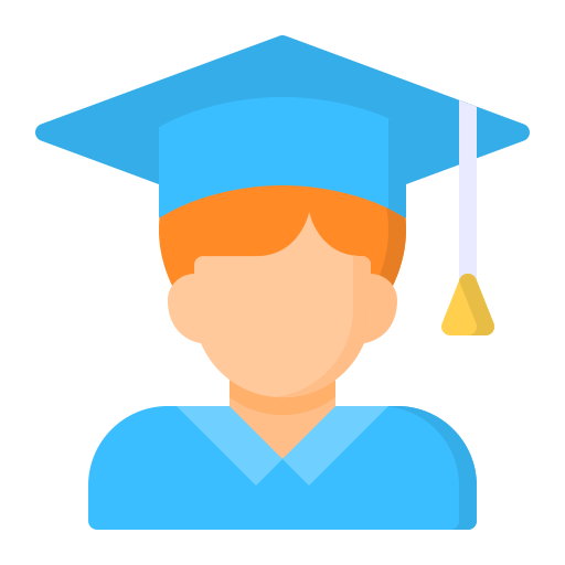 estudiante graduado Generic Flat icono