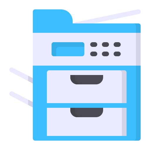 maquina de copiar Generic Flat icono