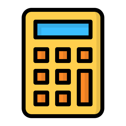 Calculator Generic Outline Color icon