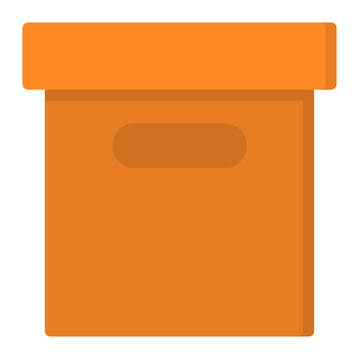 pudełko do przechowywania Generic Flat ikona