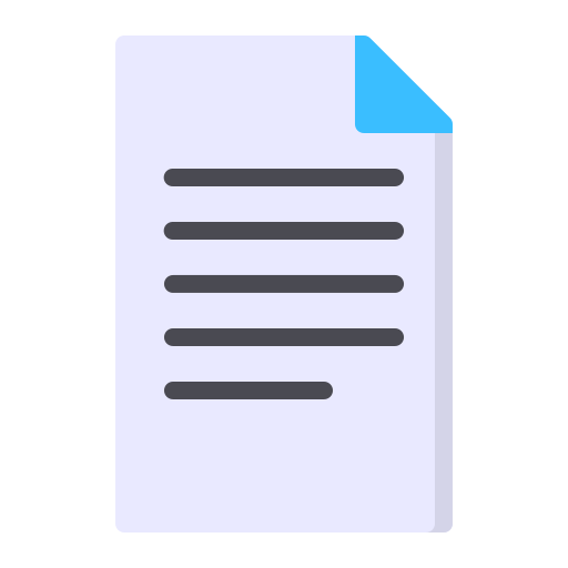 documento Generic Flat icono