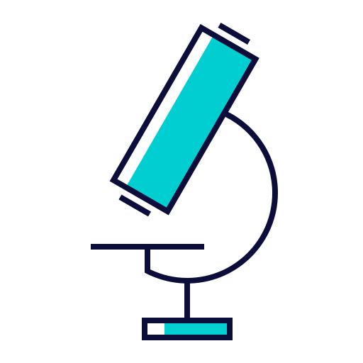 microscoop Generic Color Omission icoon