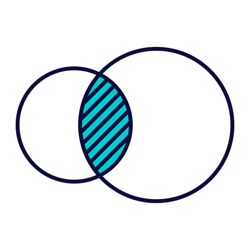 diagram venna Generic Color Omission ikona