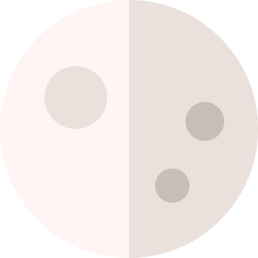 Moon Basic Straight Flat icon