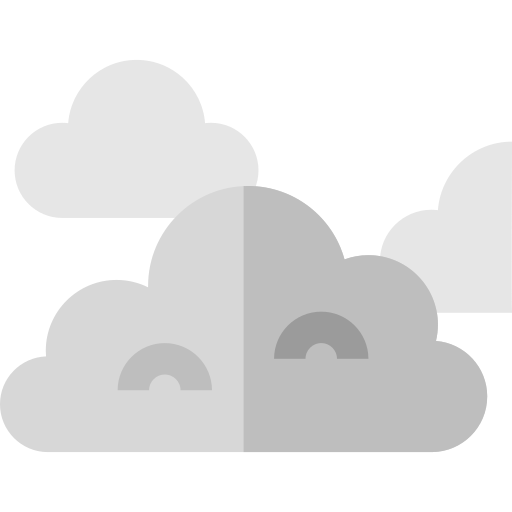 Cloudy Basic Straight Flat icon