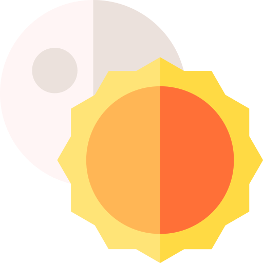 eclipse Basic Straight Flat Ícone