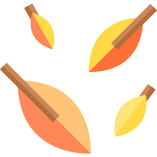hojas Basic Straight Flat icono