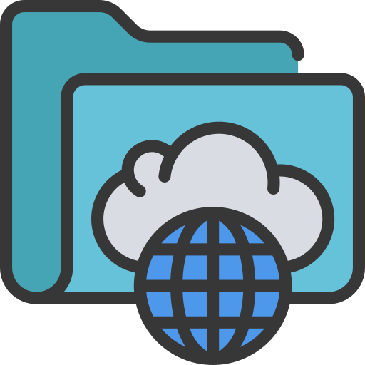 Cloud folder Juicy Fish Soft-fill icon