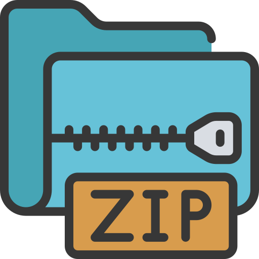 zip folder Juicy Fish Soft-fill icoon