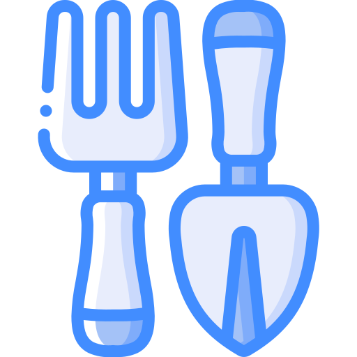 fourchette Basic Miscellany Blue Icône