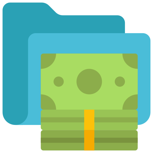 mappe Juicy Fish Flat icon