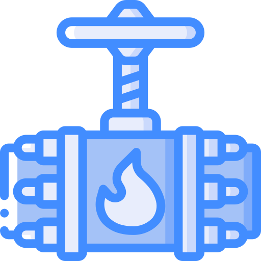gasleitung Basic Miscellany Blue icon