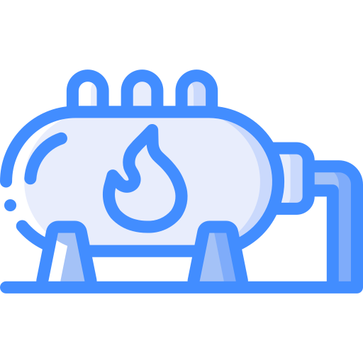 Gas storage Basic Miscellany Blue icon