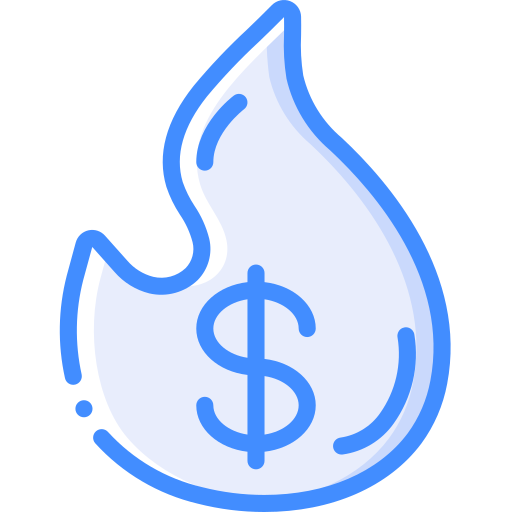 Gas Basic Miscellany Blue icon