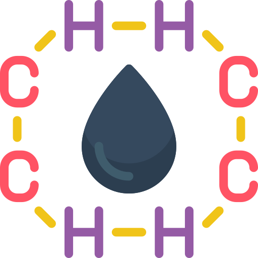 struttura molecolare Basic Miscellany Flat icona