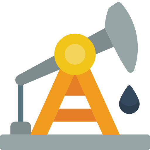 Oil drill Basic Miscellany Flat icon