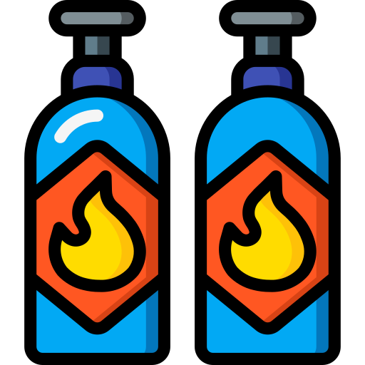ガス Basic Miscellany Lineal Color icon