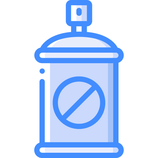Bug spray Basic Miscellany Blue icon