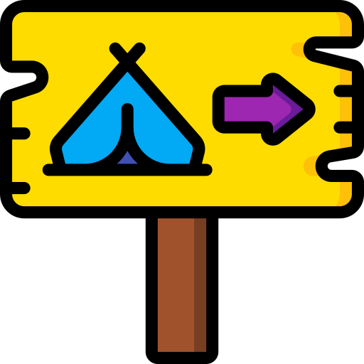 Campsite Basic Miscellany Lineal Color icon