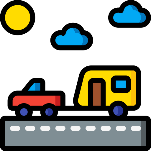 caravana Basic Miscellany Lineal Color icono