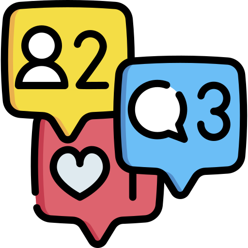 Social networks Special Lineal color icon