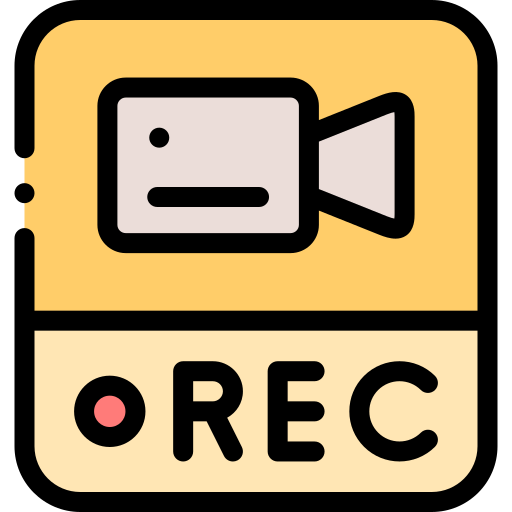 rec Detailed Rounded Lineal color icono