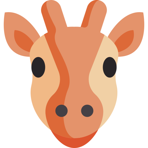 Żyrafa Special Flat ikona