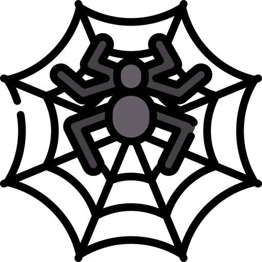 Spider web Special Lineal color icon