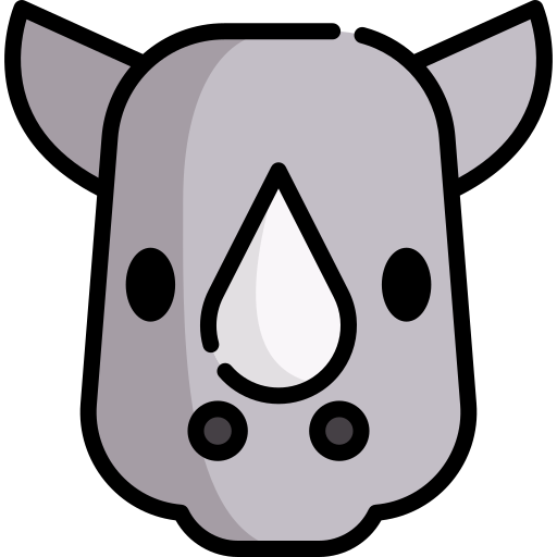 Rhinoceros Special Lineal color icon