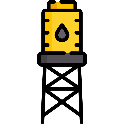 Oil tank Special Lineal color icon