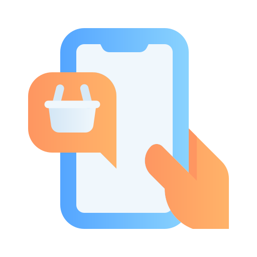 Mobile shopping Generic Flat Gradient icon