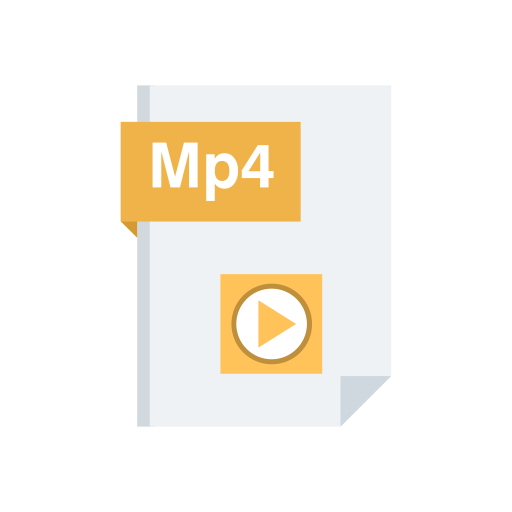 mp4 Generic Flat icono
