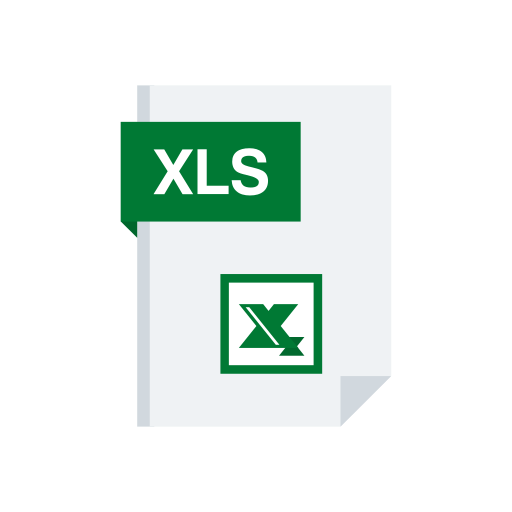 xls Generic Flat icoon