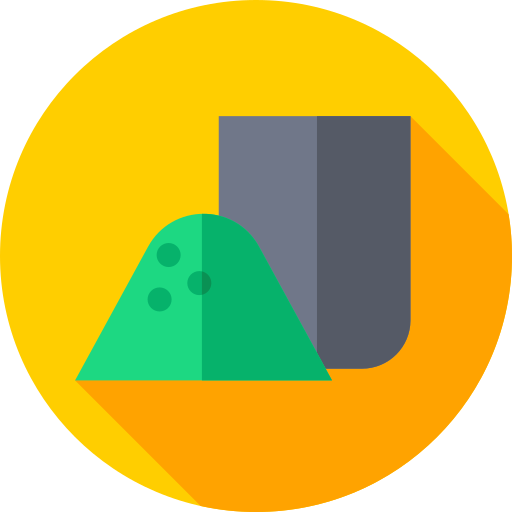 Green tea Flat Circular Flat icon