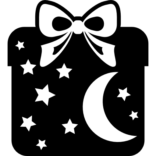 caja de regalo  icono