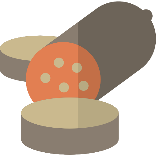 サラミ Basic Rounded Flat icon