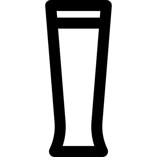 pinta de cerveza Basic Rounded Lineal icono